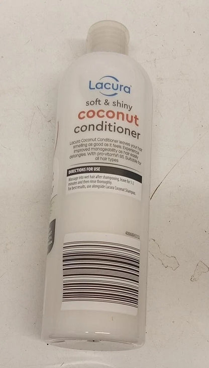 3x Lacura Soft & Shiny Coconut Conditioner Nourishing Hair Care
