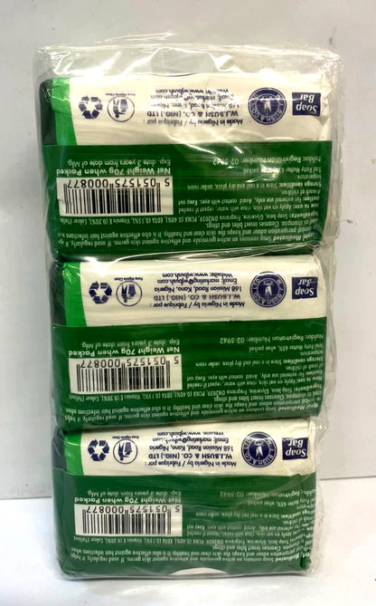 3 x Septol Plus Vitamin E Cleansing Soap Bars 70g Each New Sealed