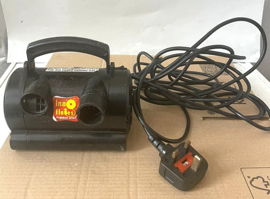 Inno-Flates Electric Air Pump 180W Portable Inflator Black