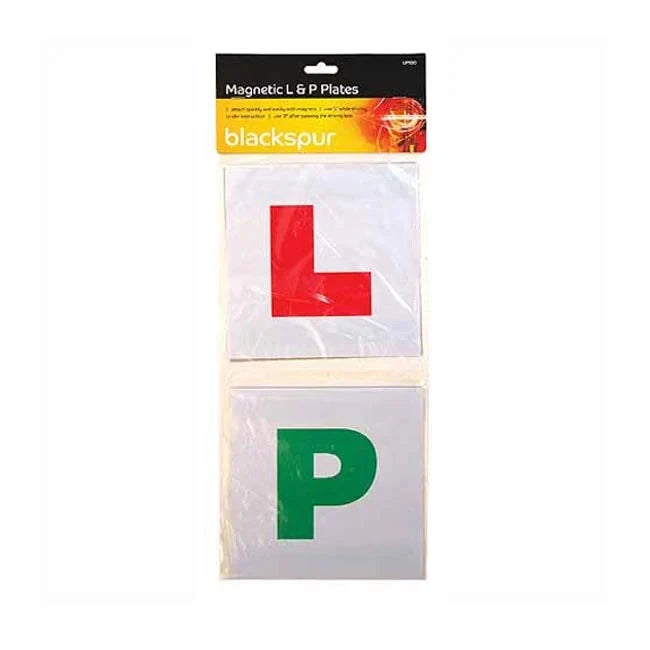 Magnetic L & P 2 Car Plates