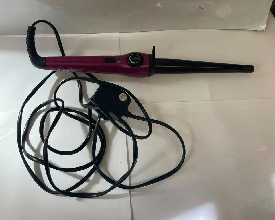 Remington Curl Create CI52W0 Conical Hair Curling Wand Purple Black Adjustable