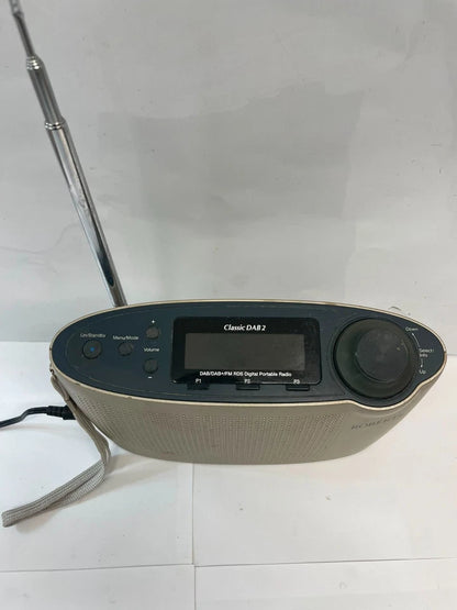 Roberts Classic DAB2 Portable DAB DAB+ FM Digital Radio Gold With Adapter