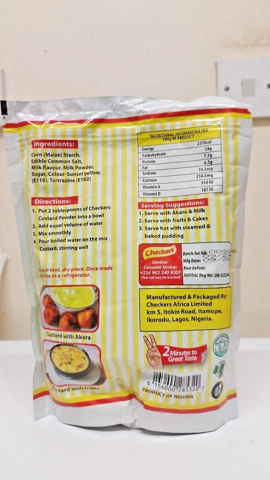 3 Packs of Checkers Instant Milk Custard 3-in-1 Refill 700g