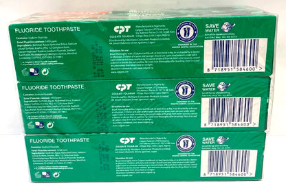 3 x Colgate MaxFresh Clean Mint Anticavity Toothpaste 120g Each - Exp Oct. 2028