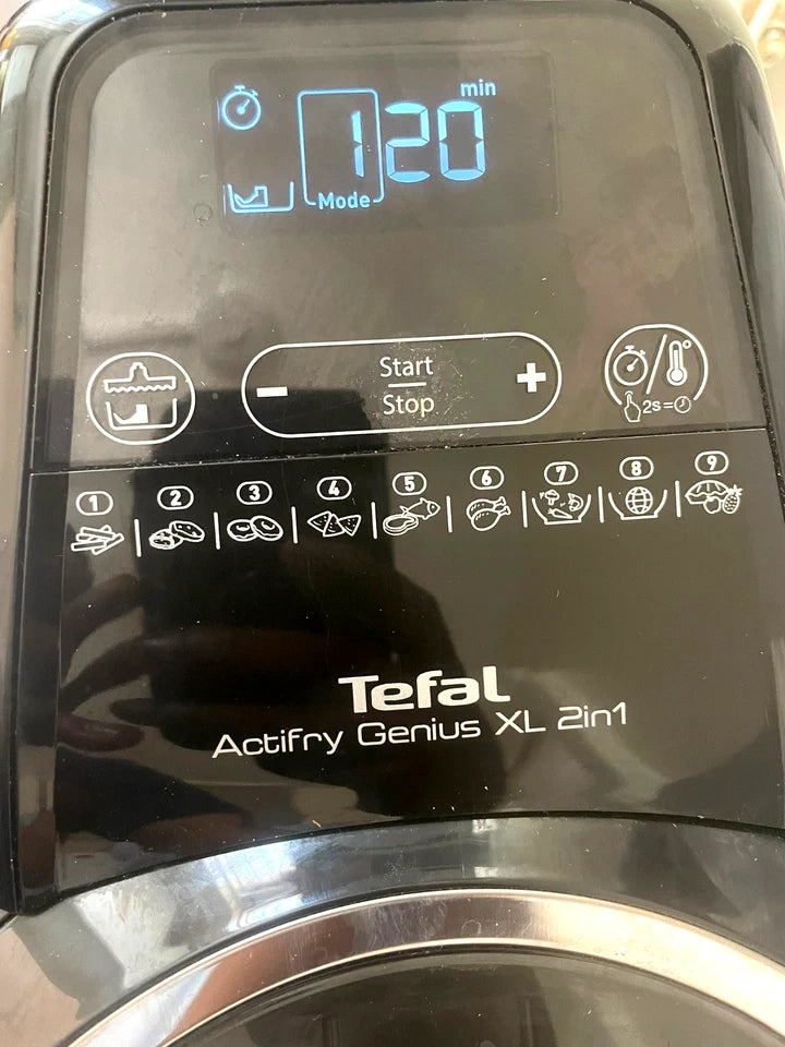 Tefal ActiFry Genius XL 2in1 Air Fryer Low Fat Cooker Black