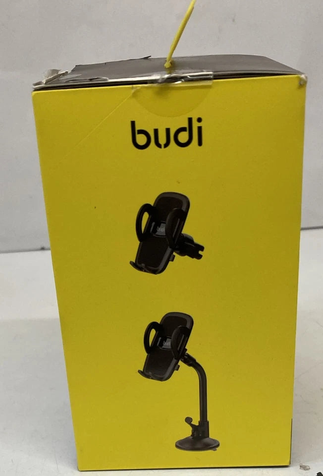 Budi Universal Car Phone Holder 360° Rotating Windscreen Suction Mount