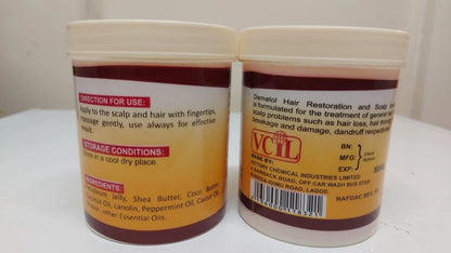 Damato Hair Restoration – Hair & Scalp Treatment 250gram | Coconut Oil