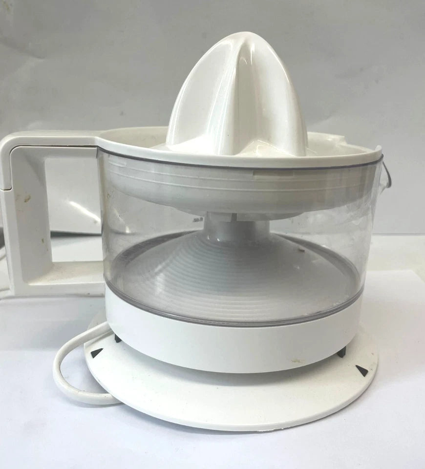 Braun CJ3000 Electric Citrus Juicer – White Compact Juice Extractor