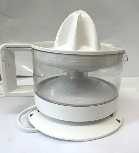 Braun CJ3000 Electric Citrus Juicer – White Compact Juice Extractor