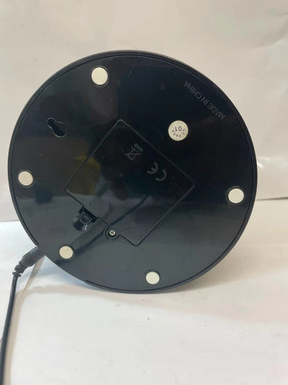 Mokoqi Star Projector Night Light LED Moon Sky Lamp Digital Clock Black