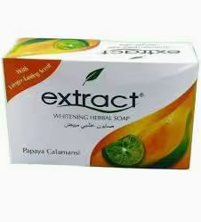 Original Extract Herbal -Soap PAPAYA CALAMANSI – Pack of 3 (125g each